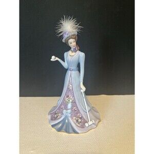 Bradford Editions 2004 Lena Liu 5th Elegant Era Bell “Croquet Anyone?”NEW